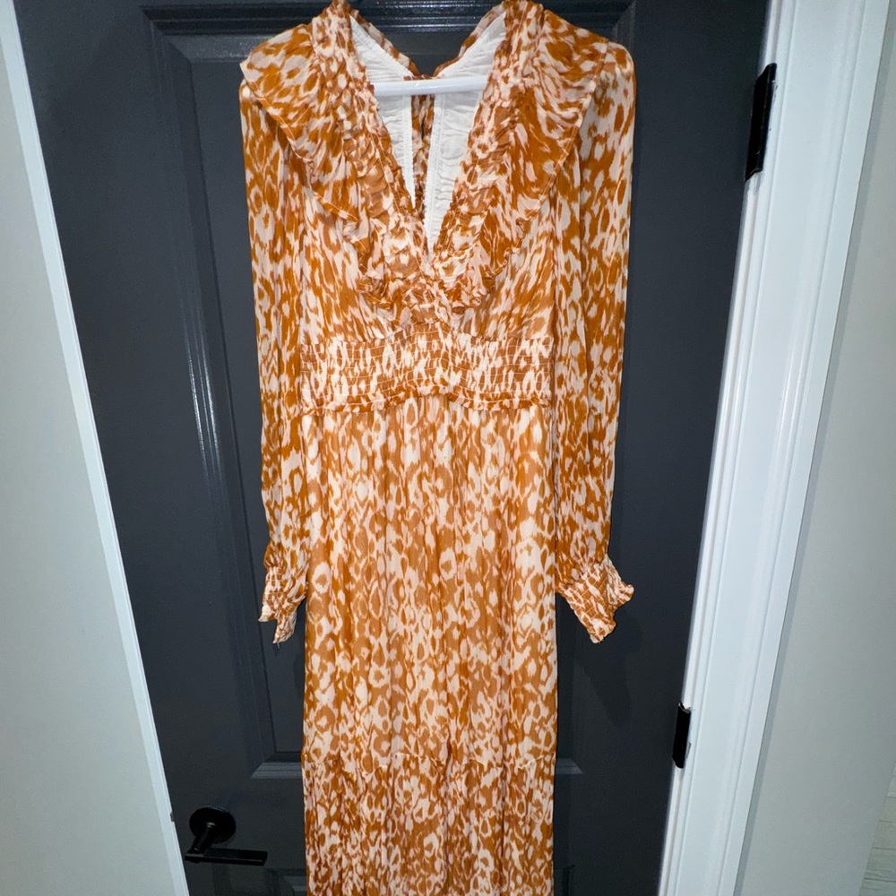 Elegant Patterned Maxi Dress